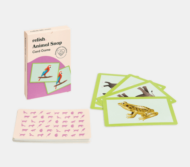 Animal Snap Card Game