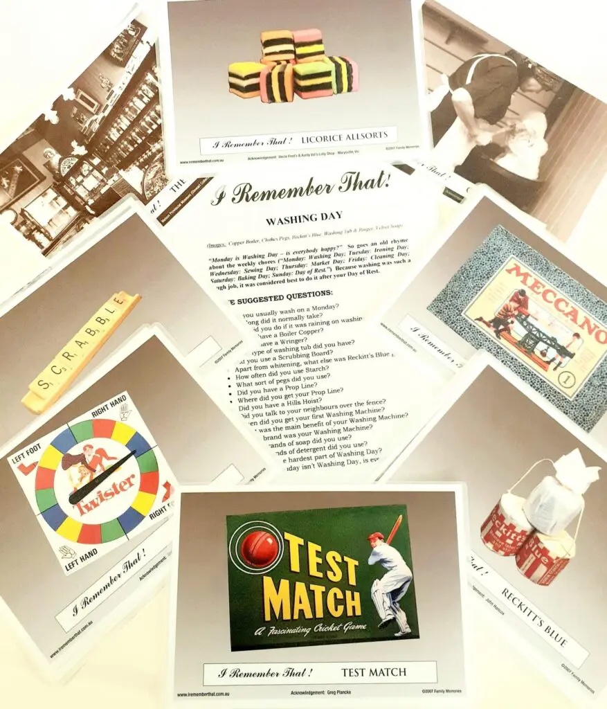"I Remember That!" Cue Card Kit 1