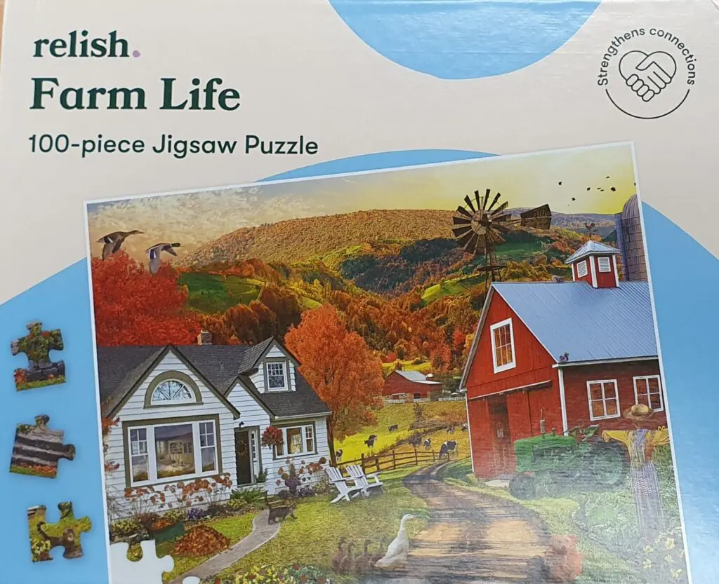 Relish 100p Large Piece Jigsaw Puzzle - Farm Life - Image 2