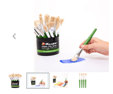 Aqua paint brush