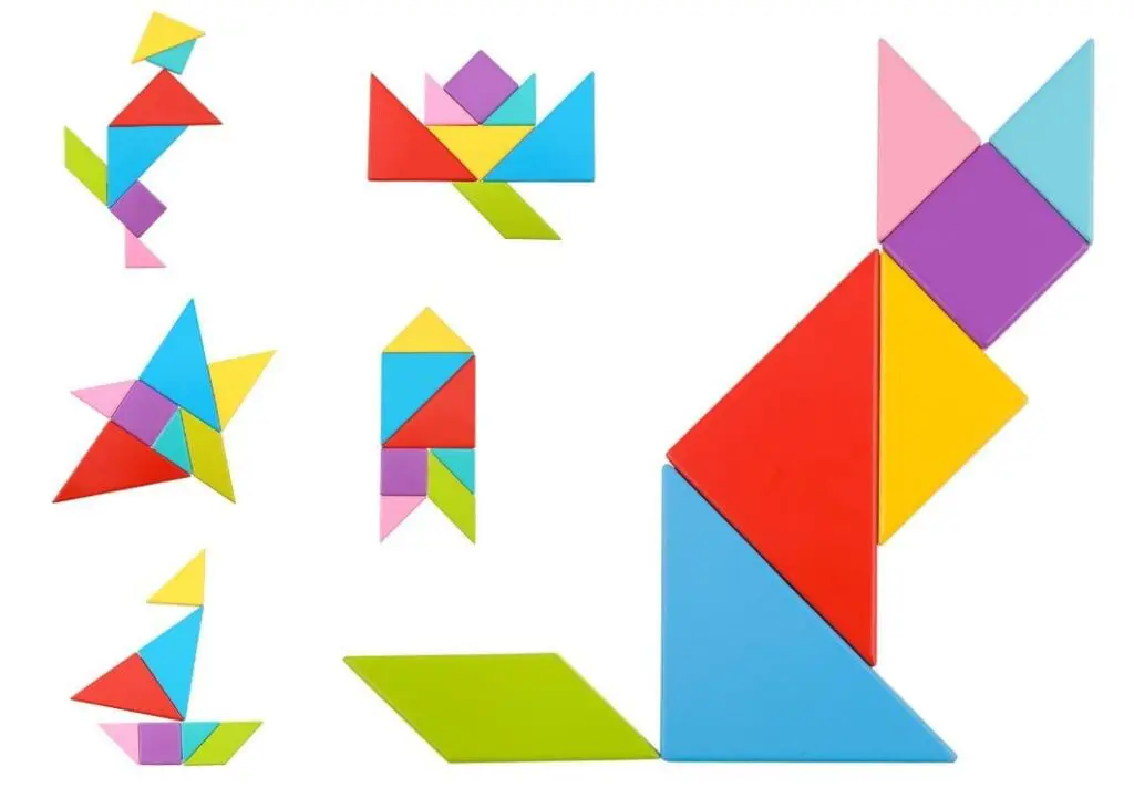 Wooden Tangram Puzzle - Image 2