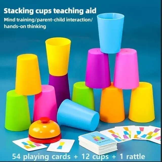 Memory Matching Stacking Cup Set